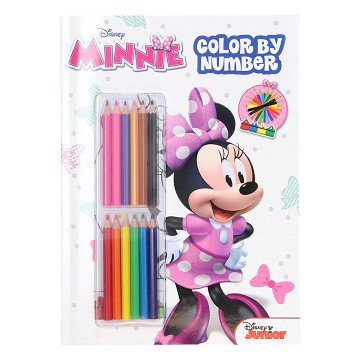 Color by Number - Minnie Mouse