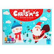 Colorable Christmas cards, 20 pcs.