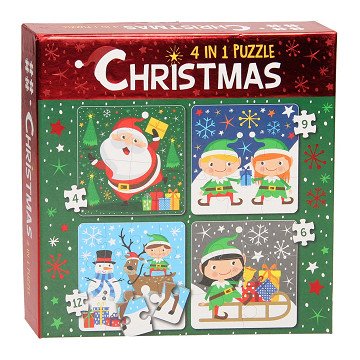 4in1 Puzzel Kerst