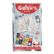 Leckerli-Set: Malbuch, Buntstifte & Stickerbogen – Weihnachten