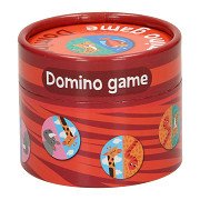 Domino Animals in Round Storage Box