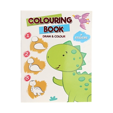 Learn to Draw Coloring Book with Stickers