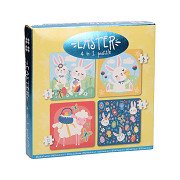 Kinderpuzzle Ostern, 4in1