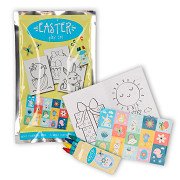 Treat set: Coloring book, crayons & sticker sheet - Easter
