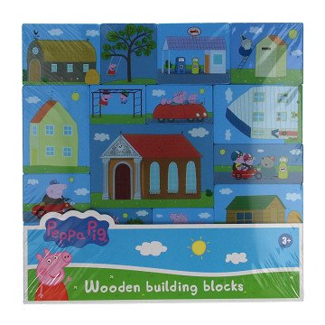 Peppa Pig Houten Bouwblokkenset