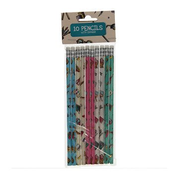 Gray Pencils School, 10pcs.