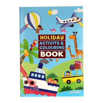 A4 Coloring and Activity Book Vacation