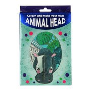 Craft Kit 3D Animal Head Making - Hippopotamus