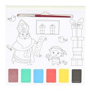 Watercolor Color Block Sinterklaas