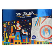 Placemats Coloring Book Sinterklaas, 12 pcs.