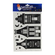 Fensteraufkleber Silhouette Sinterklaas