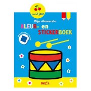 Mijn Allereerste Kleur- en Stickerboek 2+ (trommel)