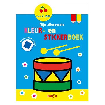 My Very First Coloring and Sticker Book 2+ (drum)
