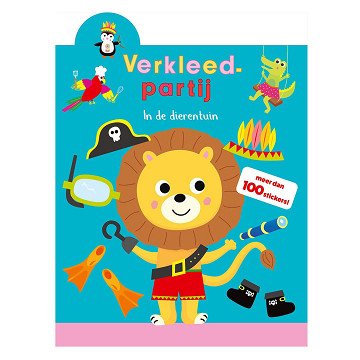 Verkleedpartij Stickerboek: In de Dierentuin