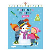 Plak- en Kleur Stickerboek Winter