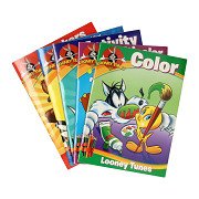 Looney Tunes Coloring Book Box with Colored Pencils