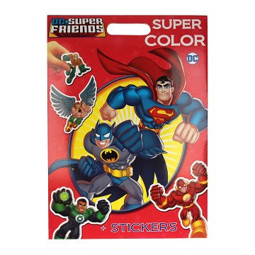 Walt Disney Super Color Coloring Book DC Superfriends