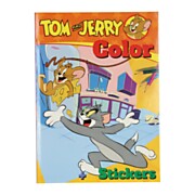 Warner Bros Color Coloring Book Tom & Jerry with Stickers