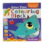 Watercolor Color Block - Sea Animals