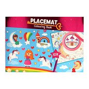 Placemat Coloring Book - Unicorn