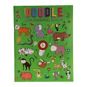 Doodle Coloring Book - Wild Animals