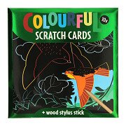 Scratch Cards - Birds and Butterflies, 10 Sheets