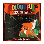 Scratch Cards - Animals, 10 Sheets