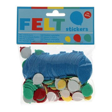 Felt stickers - Balloons, 200 pcs.