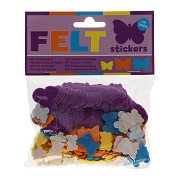 Felt stickers - Butterflies, 200 pcs.