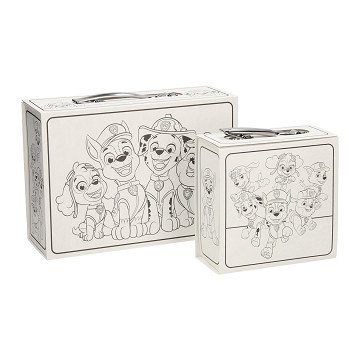 Color your own PAW Patrol Suitcases, Set of 2