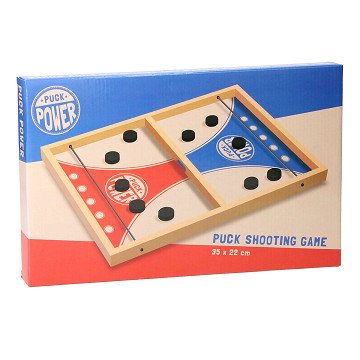 Wooden Puck Shooting Game