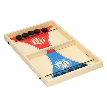 Wooden Puck Shooting Game