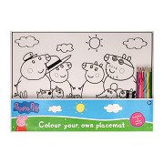 Placemat Colors Peppa Pig