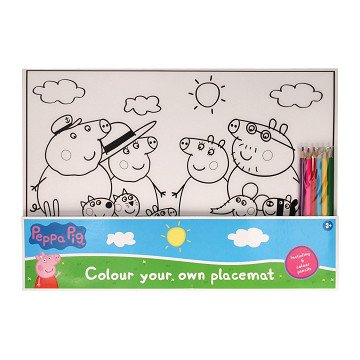 Tischset Farben Peppa Pig