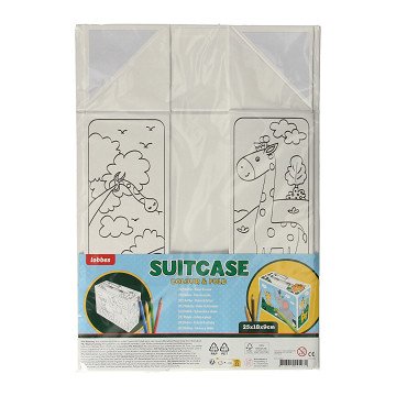 Kleur je eigen Koffertje met Dieren