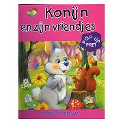 Pop-Up-Buch „Kaninchen und seine Freunde“.