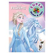 Frozen Super Sticker & Color Coloring Book