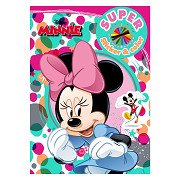 Minnie Mouse Super Sticker & Color Coloring Book