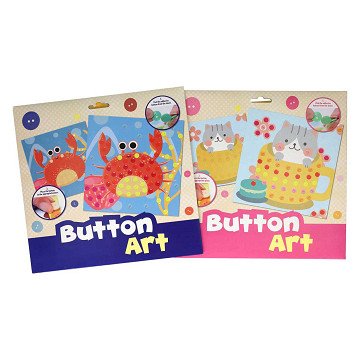 Button Art Painting Decorate