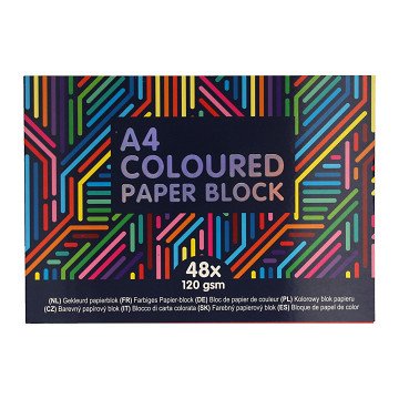 Block Colored Paper A4