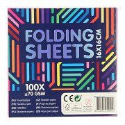Colored Folding Leaves 16x16cm, 100pcs.