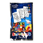 Sinterklaas coloring book with 4 crayons and sticker sheet