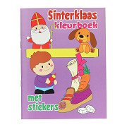 Sinterklaas Coloring Book with Stickers