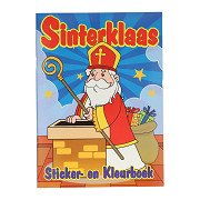 Sinterklaas-Sticker und Malbuch