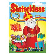 Sinterklaas-Sticker und Malbuch