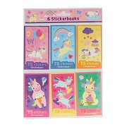 Sticker Handout booklets Unicorn, 6 pcs.