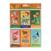 Sticker Handout Books Wild Animals, 6 pcs.