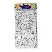 Color your own Easter Tablecloth, 138x220cm