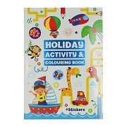 Urlaubs-Mal- und Aktivitätsbuch mit Aufklebern