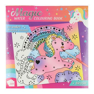 Magical Watercolor Coloring Block Unicorn